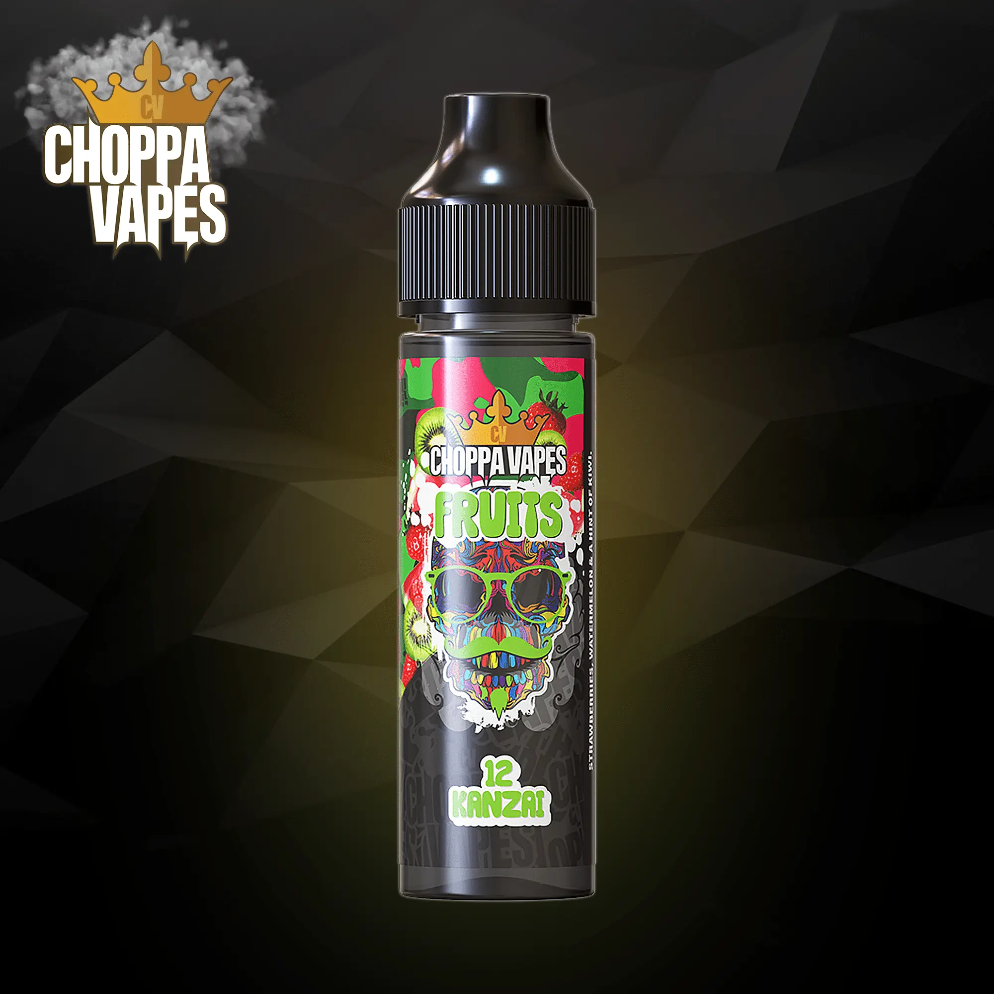 12 Kanzai Shortfill E-Liquid 70/30 by Choppa Vapes