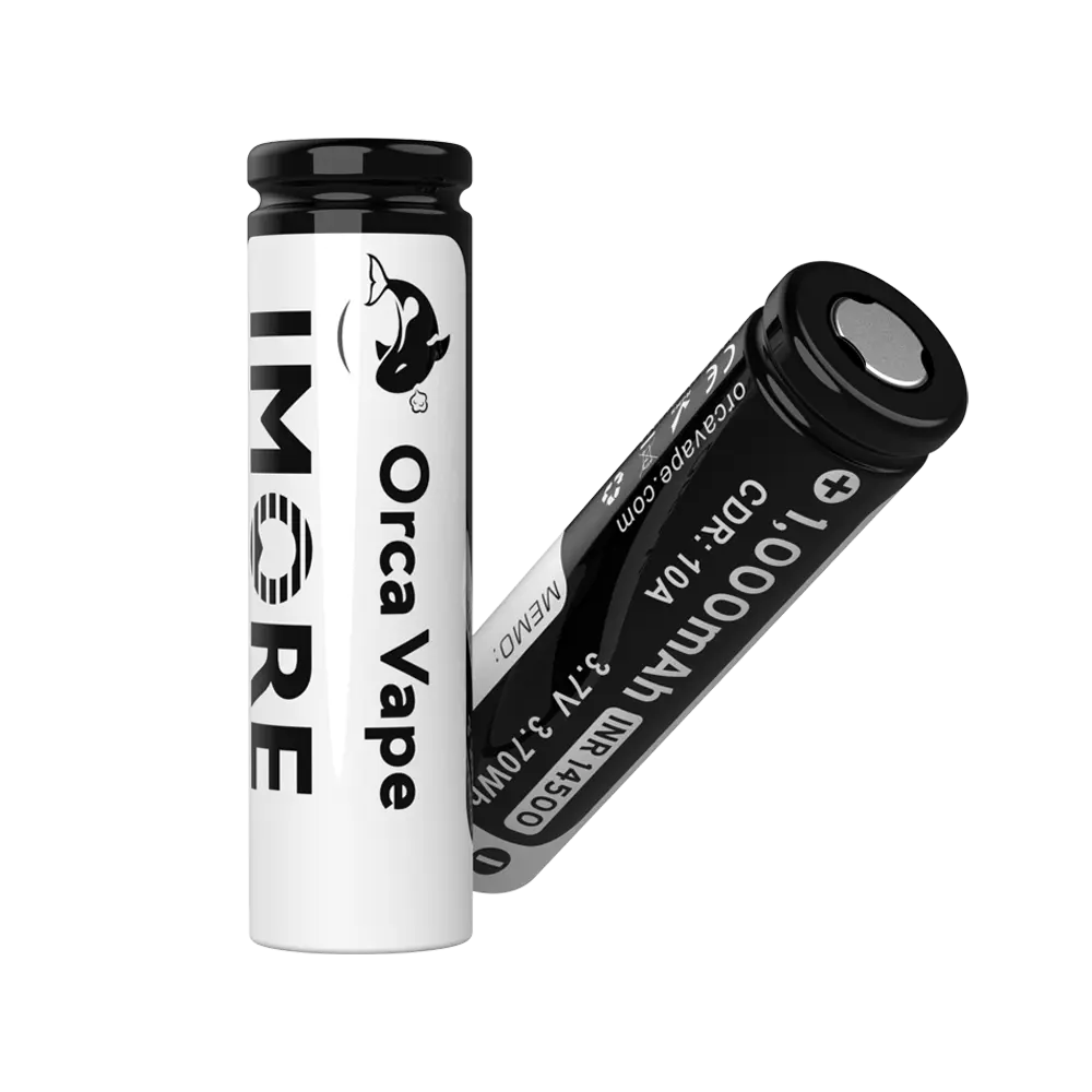 14500 1000mAh Battery Twin Pack By Orca Vape - Image 4