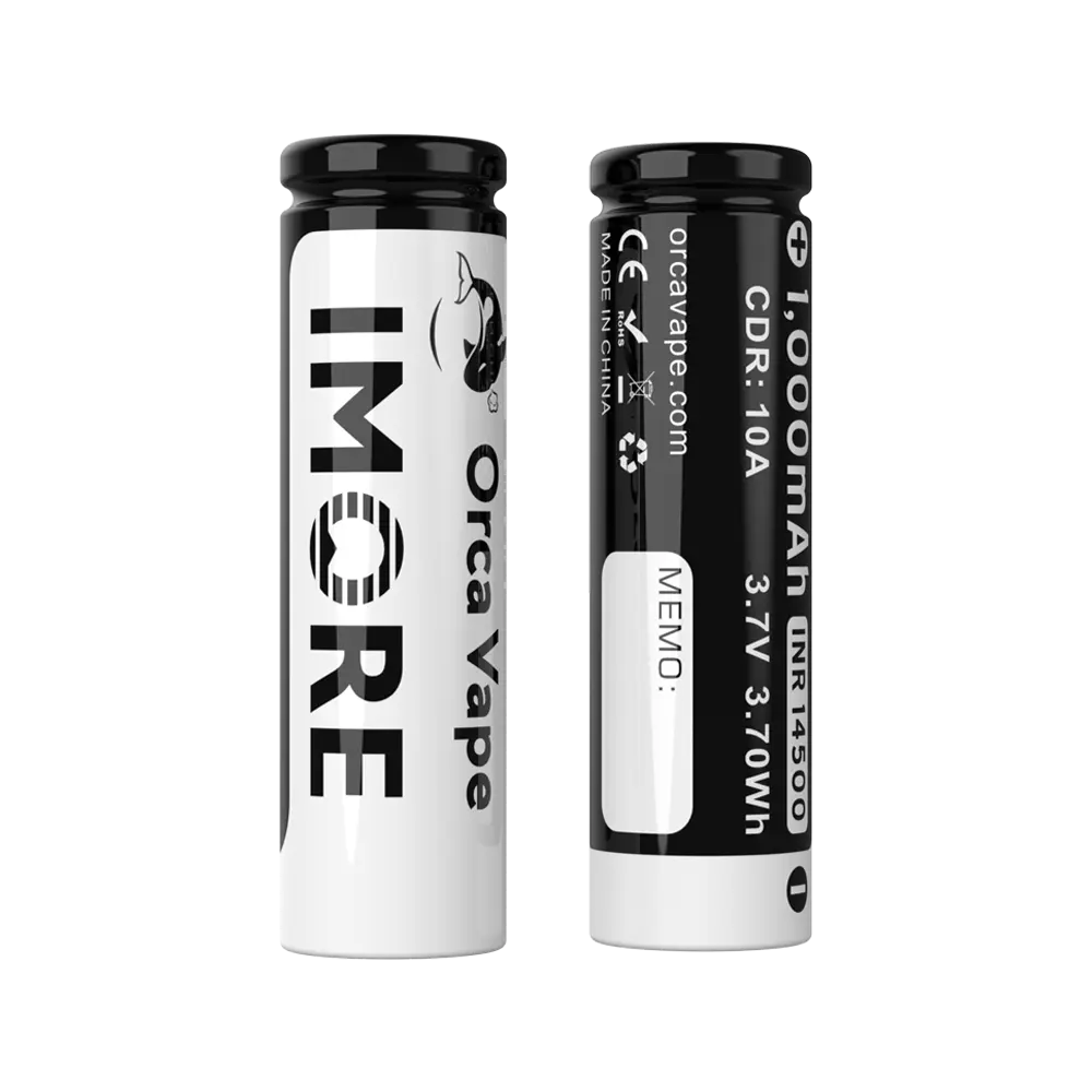 14500 1000mAh Battery Twin Pack By Orca Vape - Image 5