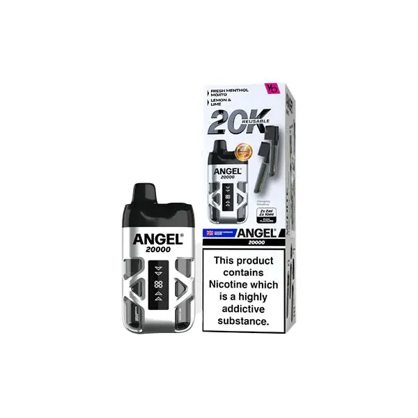 20mg Angel 20000 by Vapes Bars Duel Prefilled Pod Vape Kit 20000 Puffs - Image 14