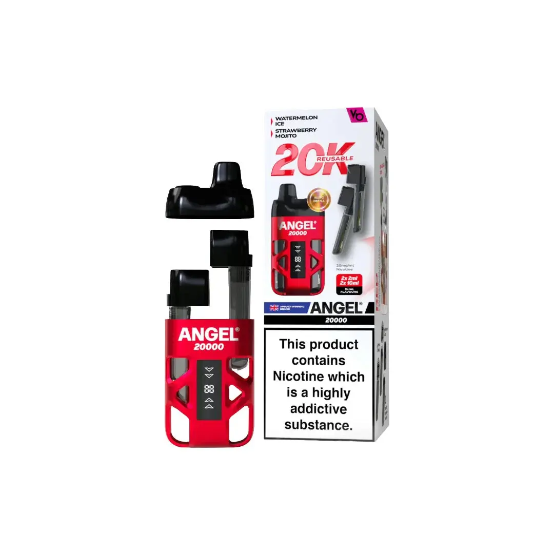 20mg Angel 20000 by Vapes Bars Duel Prefilled Pod Vape Kit 20000 Puffs - Image 8