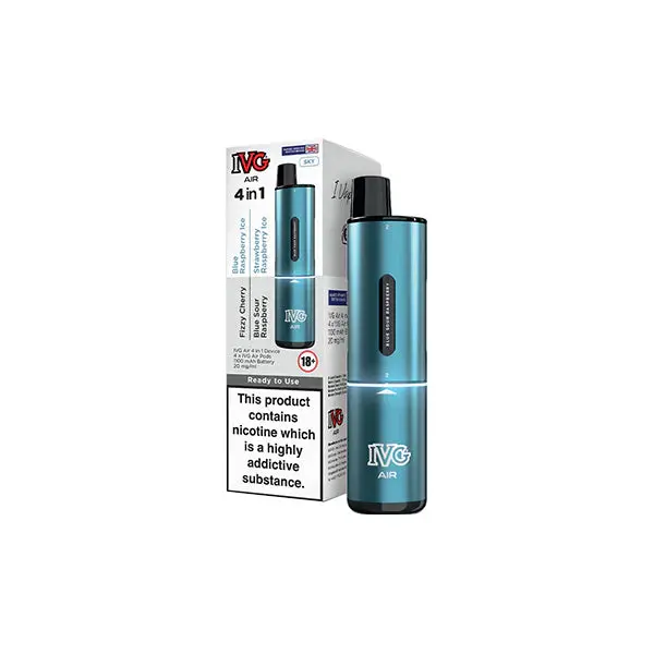 20mg I VG Air 4 in 1 Rechargeable Pod Vape Kit 2400 Puffs - Image 10