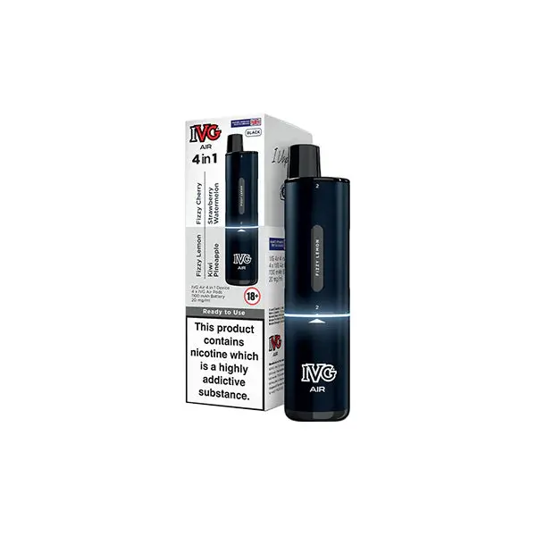 20mg I VG Air 4 in 1 Rechargeable Pod Vape Kit 2400 Puffs - Image 6