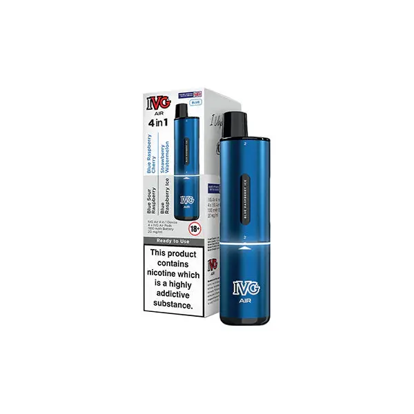 20mg I VG Air 4 in 1 Rechargeable Pod Vape Kit 2400 Puffs - Image 7