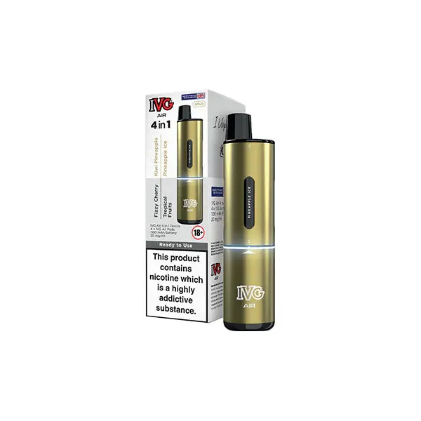 20mg I VG Air 4 in 1 Rechargeable Pod Vape Kit 2400 Puffs - Image 8