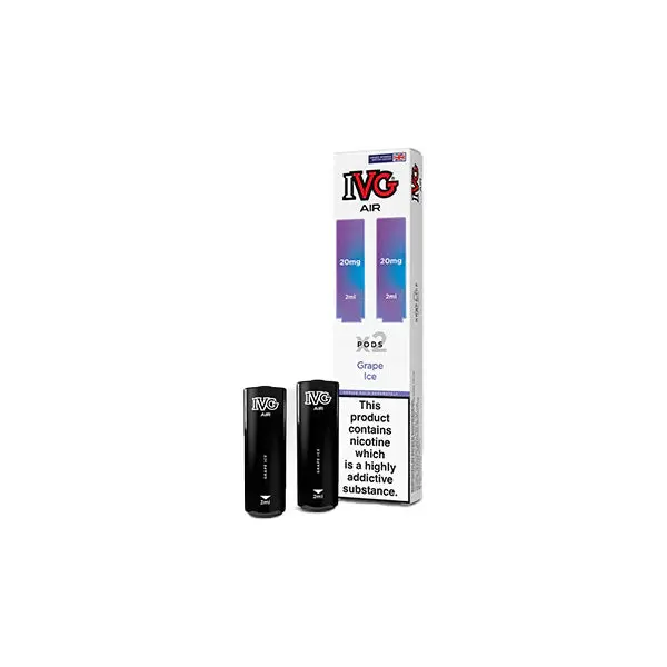 20mg IVG Air Prefilled Pods 2ml 1200 Puffs - 2 Pcs - Image 21