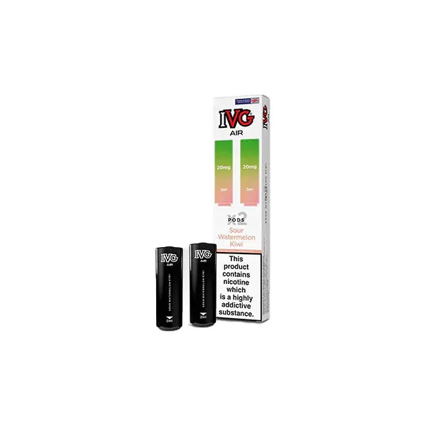 20mg IVG Air Prefilled Pods 2ml 1200 Puffs - 2 Pcs - Image 5