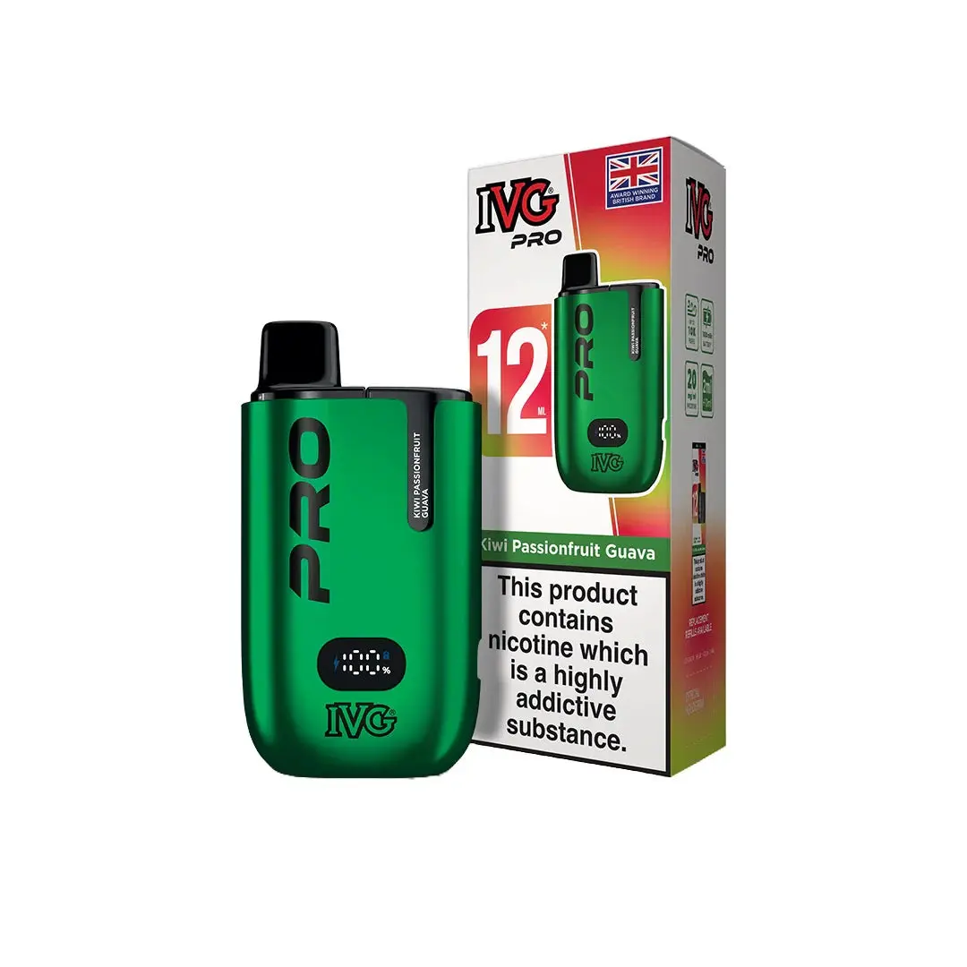 20mg IVG Pro 12 Prefilled Pod Vape Kit 10000 Puffs - Image 14