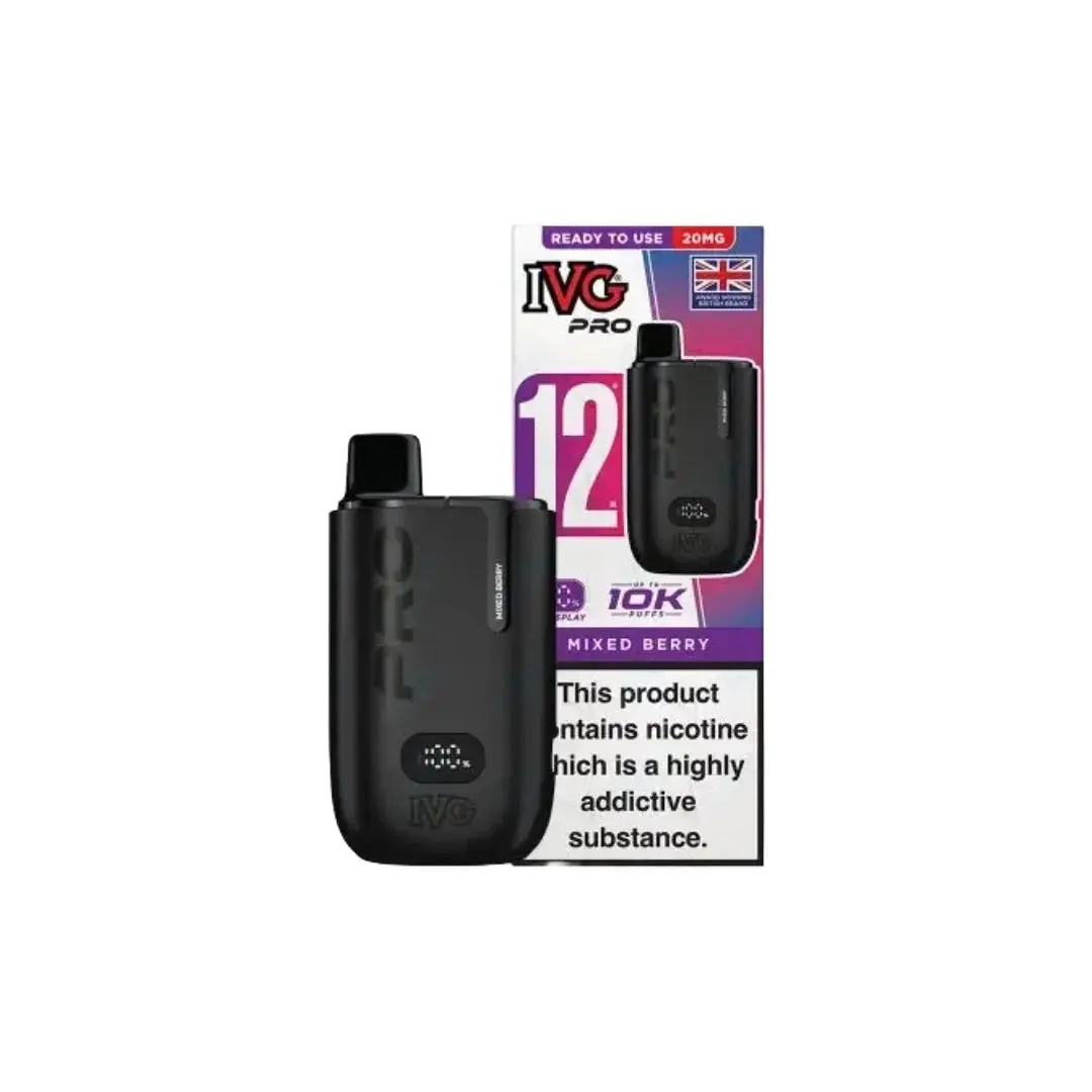 20mg IVG Pro 12 Prefilled Pod Vape Kit 10000 Puffs - Image 26