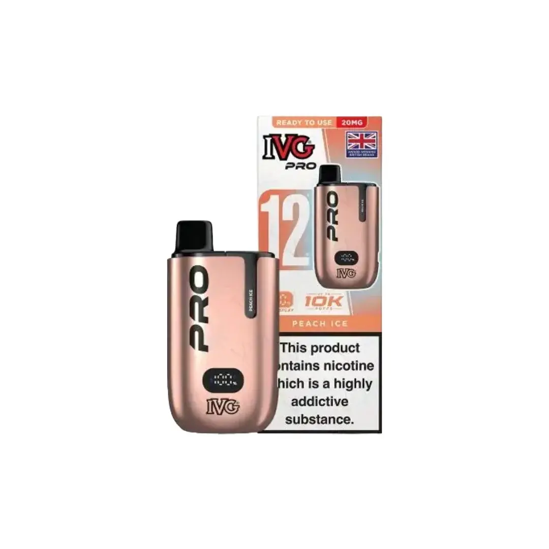 20mg IVG Pro 12 Prefilled Pod Vape Kit 10000 Puffs - Image 27