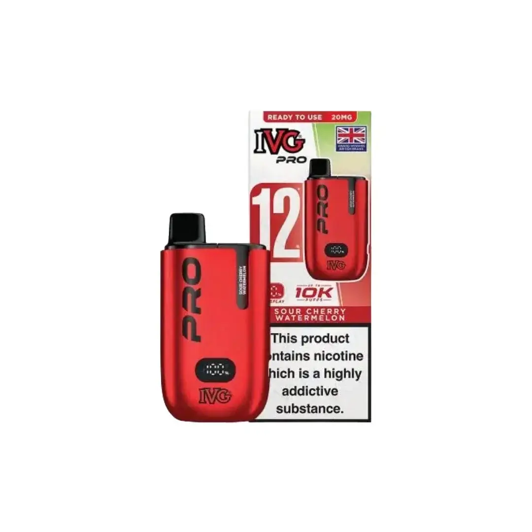 20mg IVG Pro 12 Prefilled Pod Vape Kit 10000 Puffs - Image 29