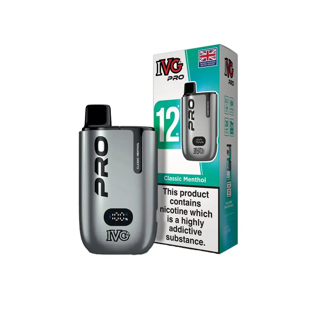 20mg IVG Pro 12 Prefilled Pod Vape Kit 10000 Puffs - Image 3
