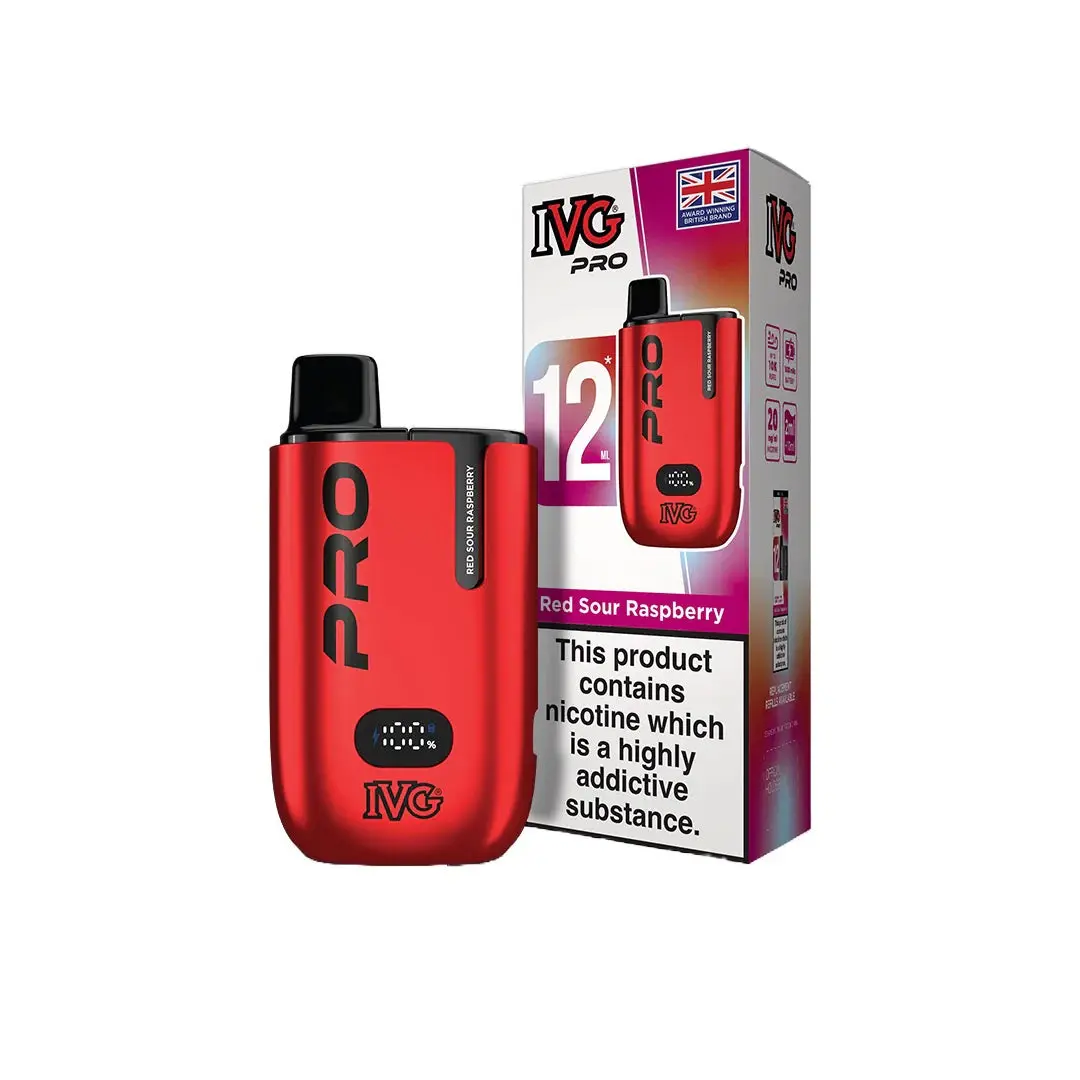 20mg IVG Pro 12 Prefilled Pod Vape Kit 10000 Puffs - Image 9