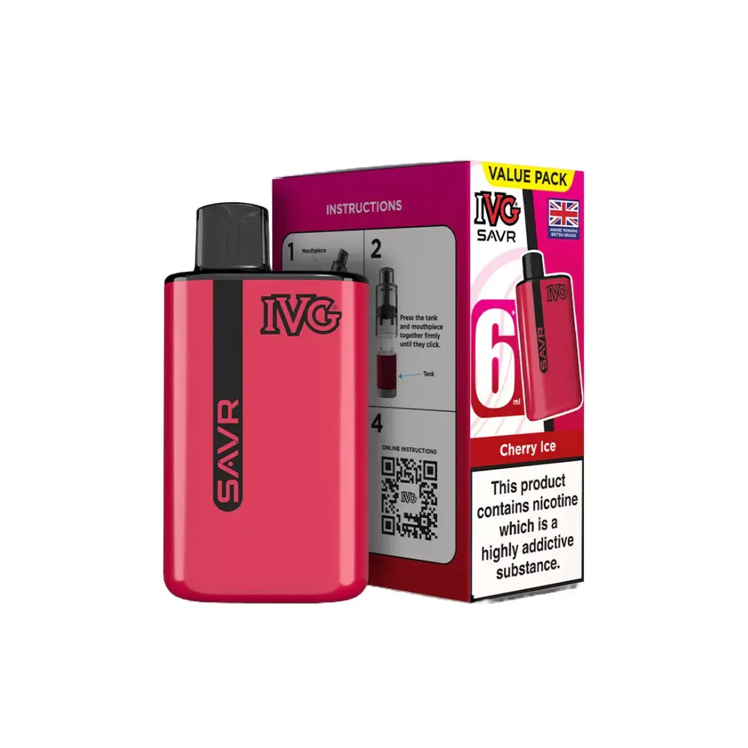 20mg IVG SAVR Prefilled Pod Vape Kit 3000 Puffs - Image 10