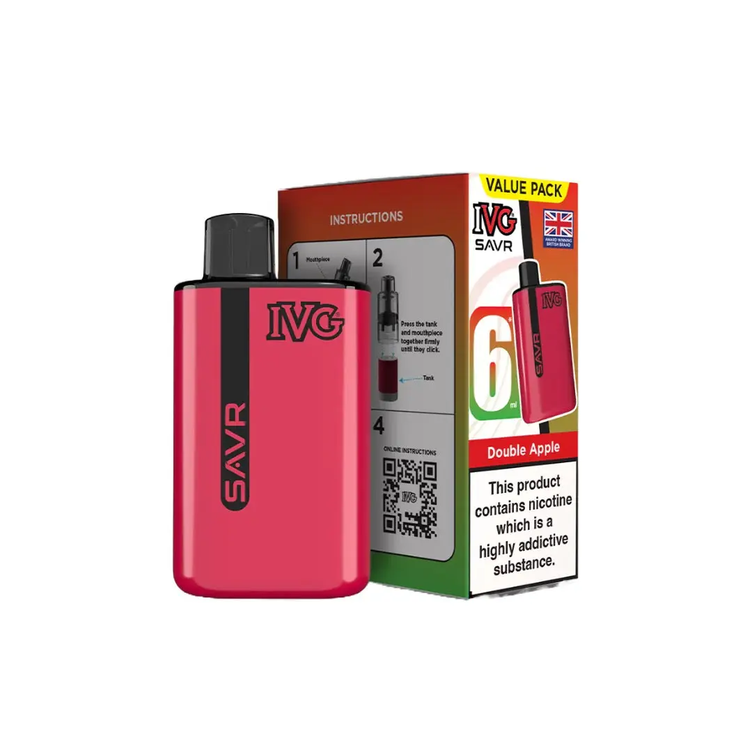 20mg IVG SAVR Prefilled Pod Vape Kit 3000 Puffs - Image 13