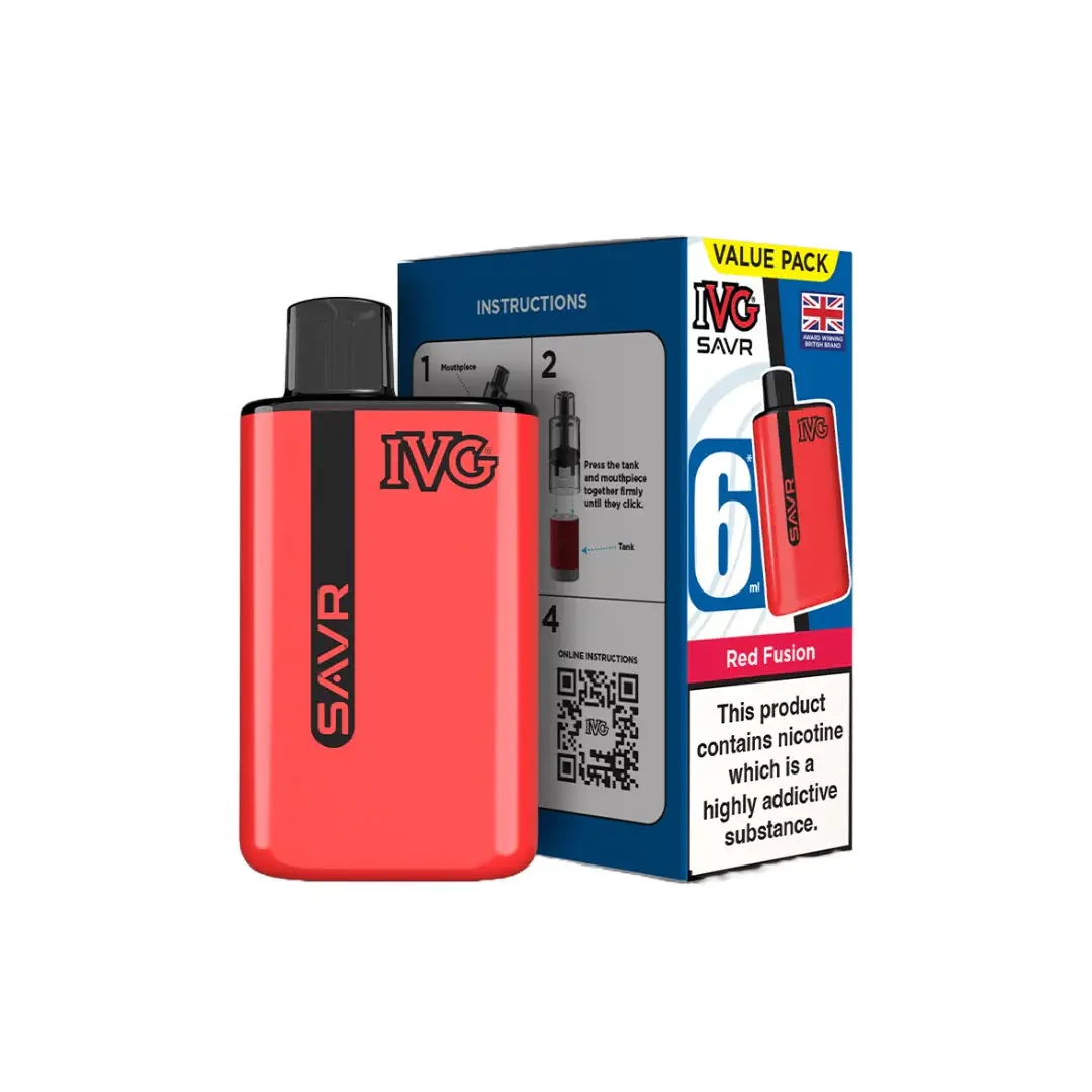 20mg IVG SAVR Prefilled Pod Vape Kit 3000 Puffs - Image 14