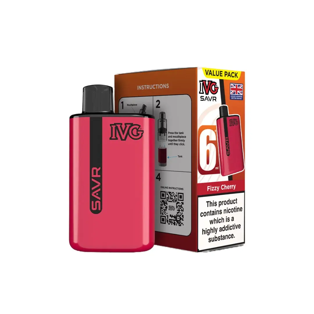 20mg IVG SAVR Prefilled Pod Vape Kit 3000 Puffs - Image 15
