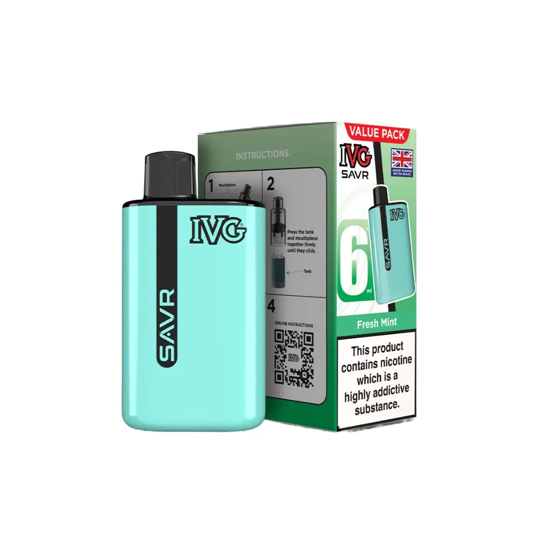 20mg IVG SAVR Prefilled Pod Vape Kit 3000 Puffs - Image 17