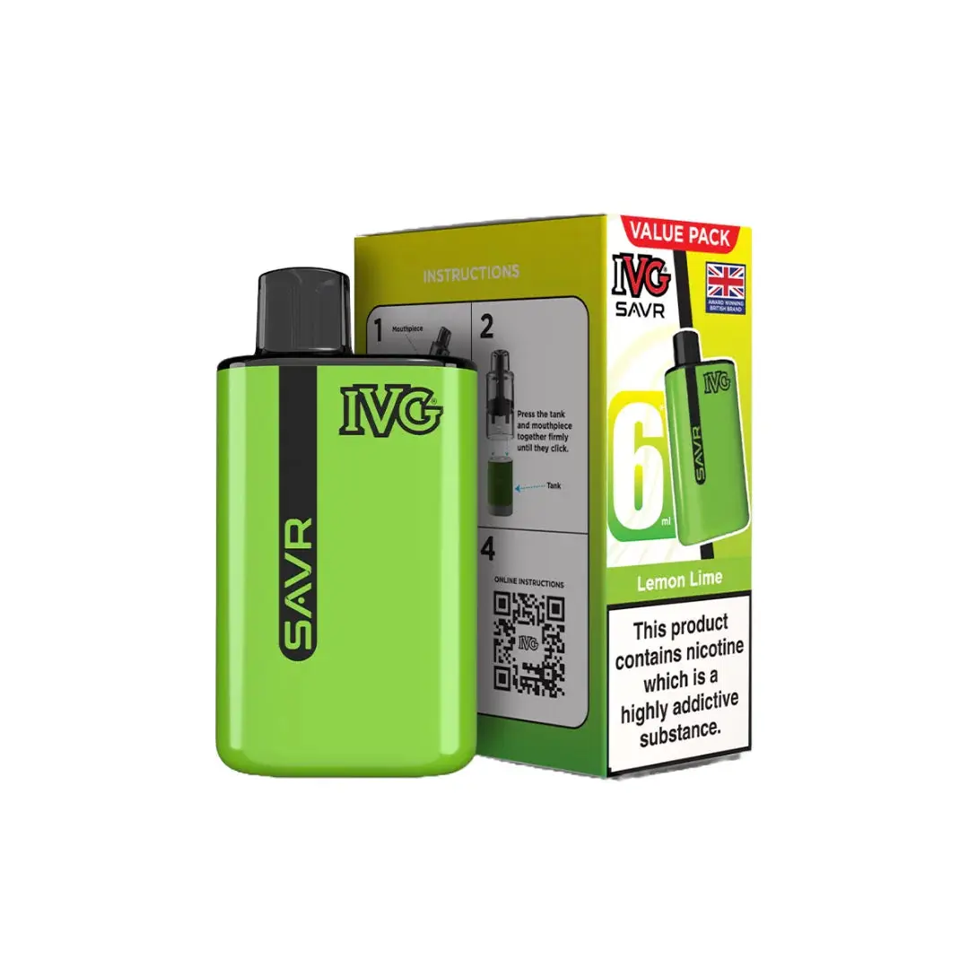 20mg IVG SAVR Prefilled Pod Vape Kit 3000 Puffs - Image 20