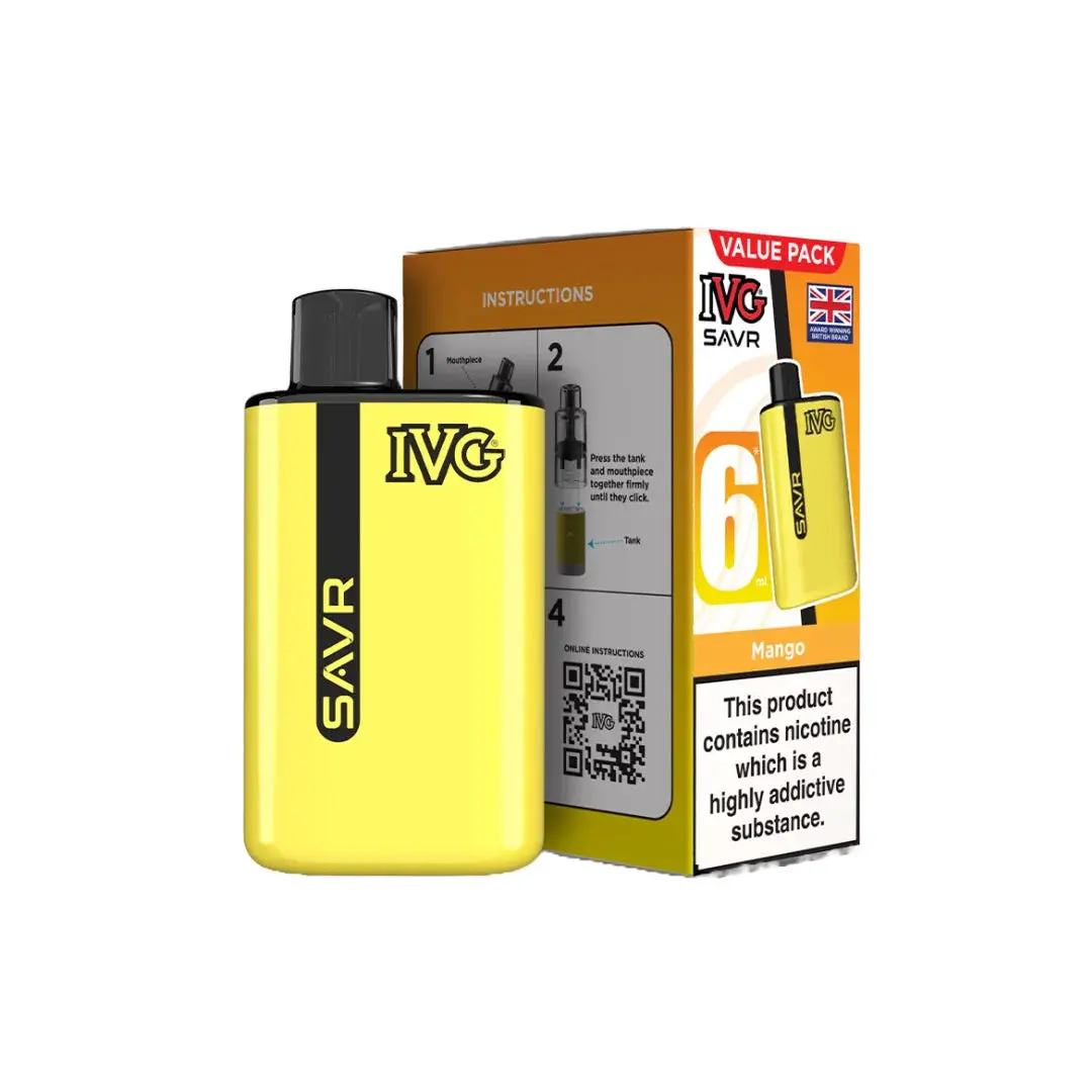 20mg IVG SAVR Prefilled Pod Vape Kit 3000 Puffs - Image 21
