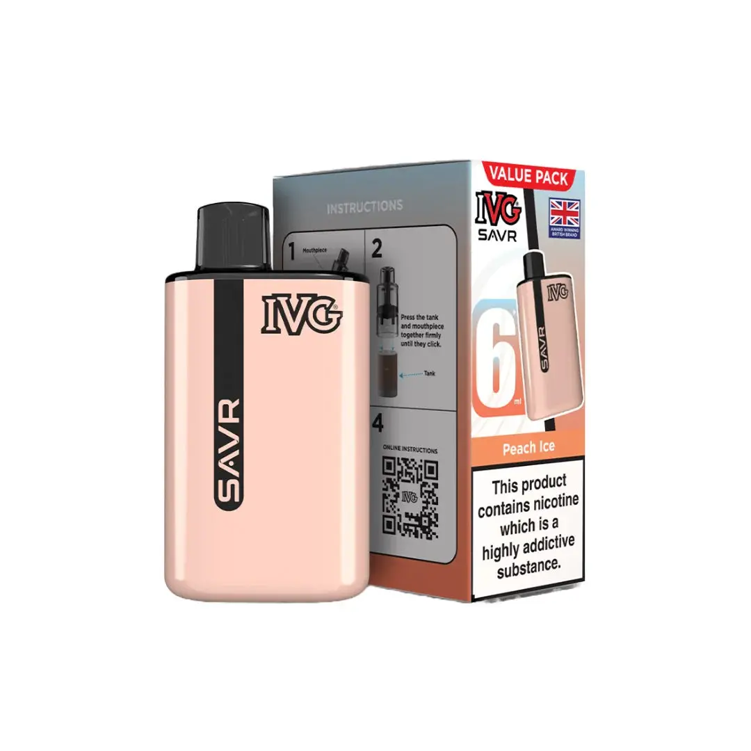 20mg IVG SAVR Prefilled Pod Vape Kit 3000 Puffs - Image 22