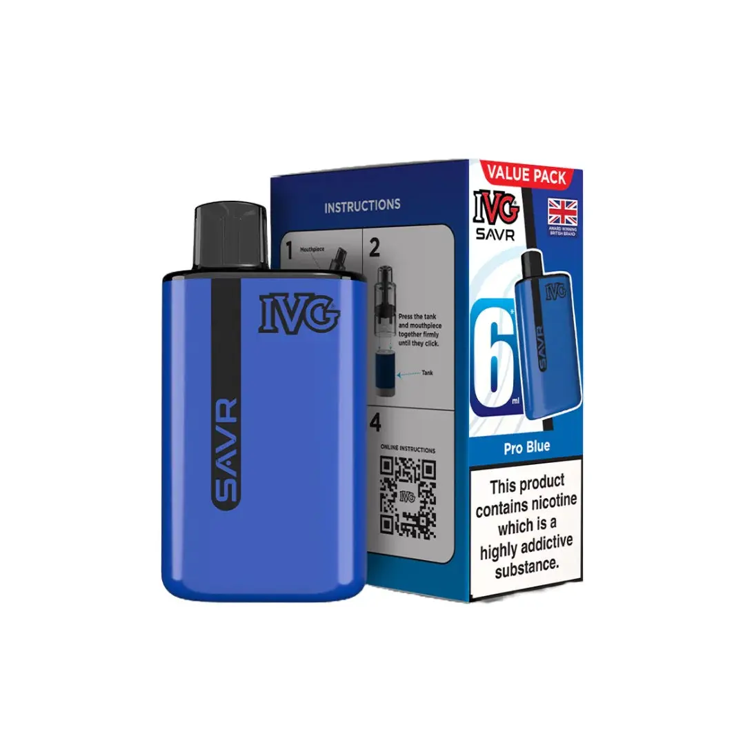 20mg IVG SAVR Prefilled Pod Vape Kit 3000 Puffs - Image 25