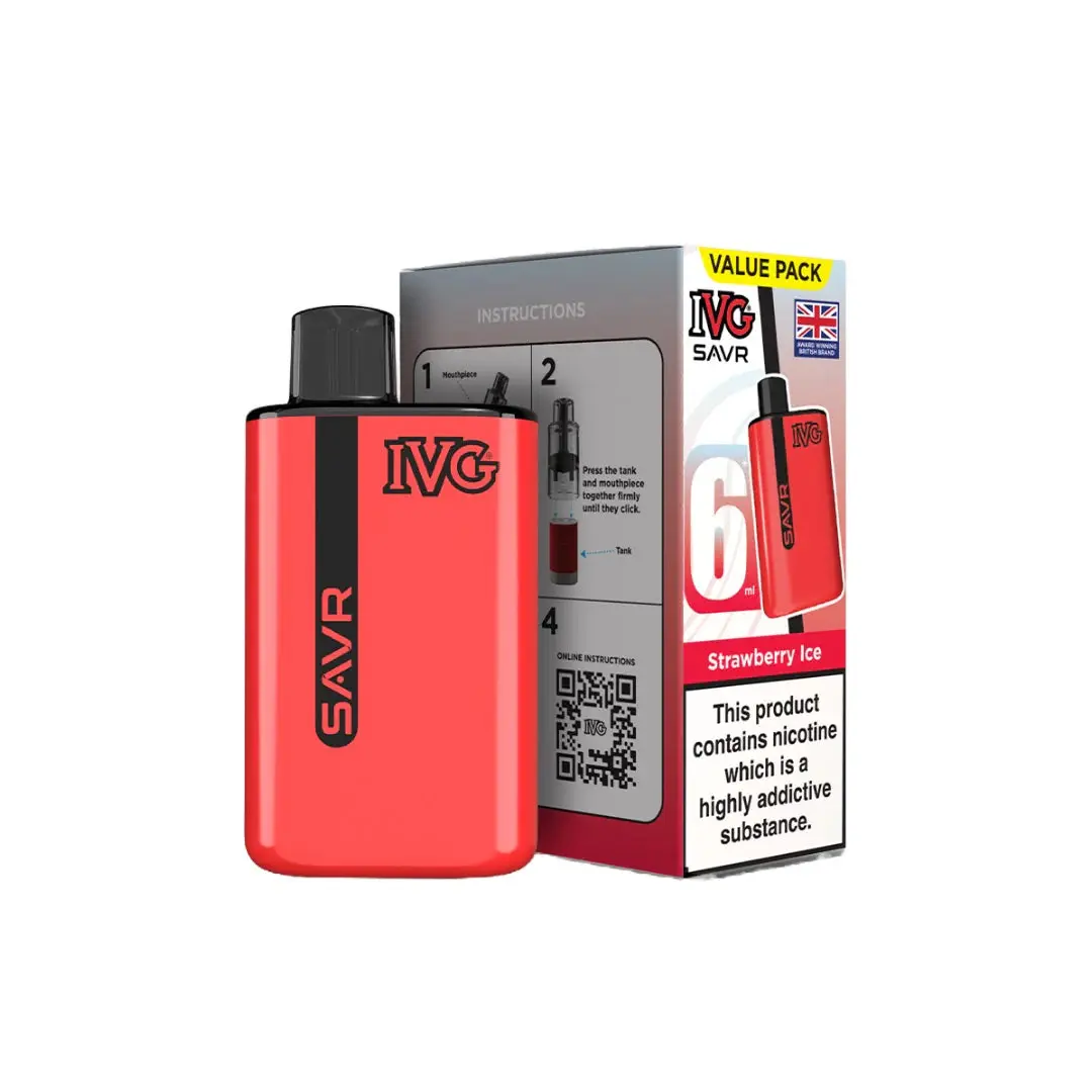 20mg IVG SAVR Prefilled Pod Vape Kit 3000 Puffs - Image 26