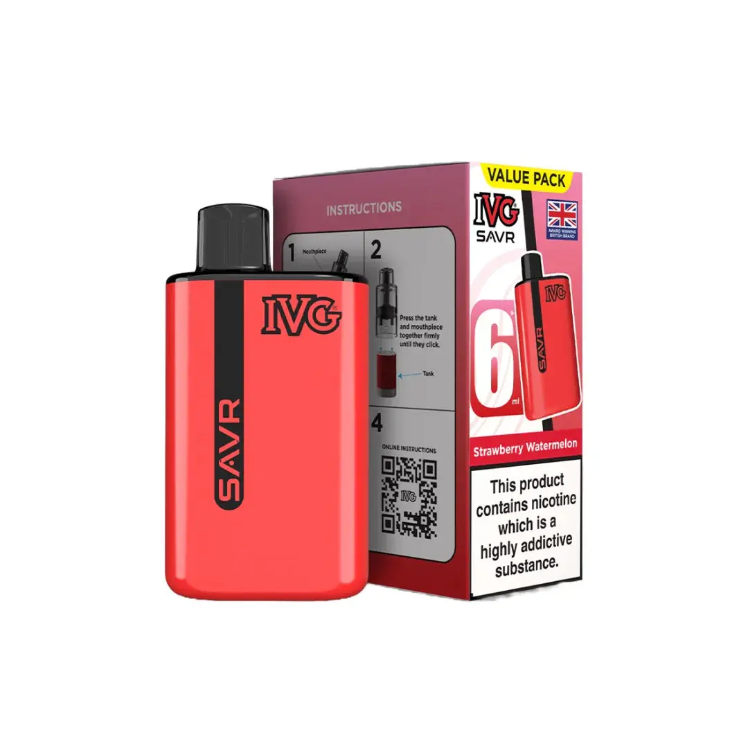20mg IVG SAVR Prefilled Pod Vape Kit 3000 Puffs - Image 29