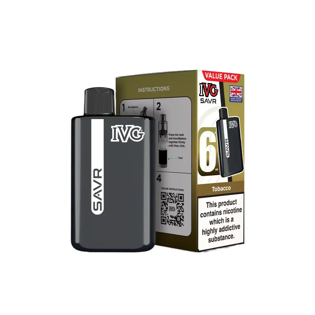 20mg IVG SAVR Prefilled Pod Vape Kit 3000 Puffs - Image 30