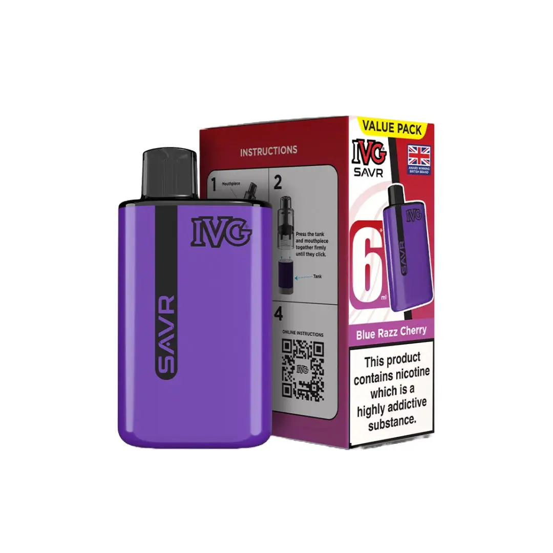 20mg IVG SAVR Prefilled Pod Vape Kit 3000 Puffs - Image 5