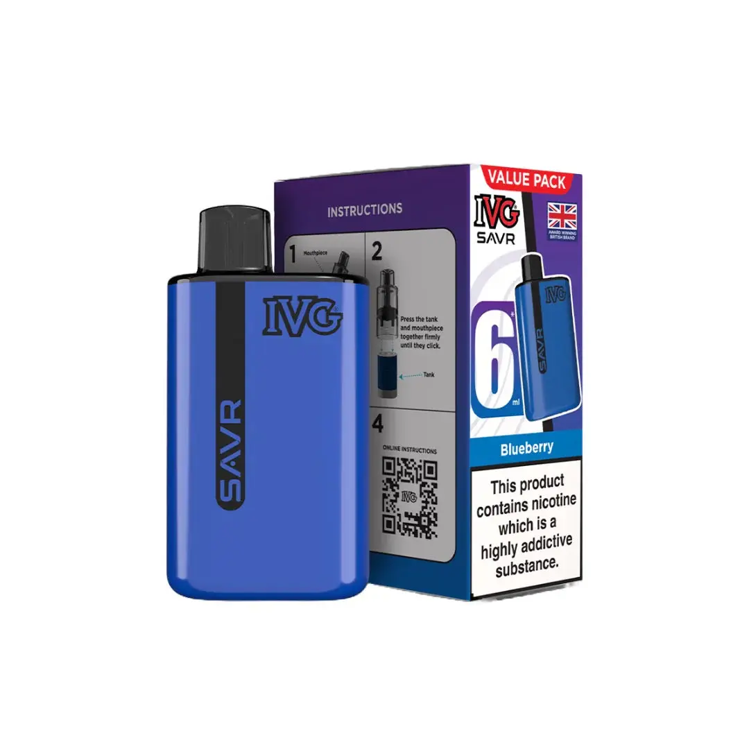 20mg IVG SAVR Prefilled Pod Vape Kit 3000 Puffs - Image 8