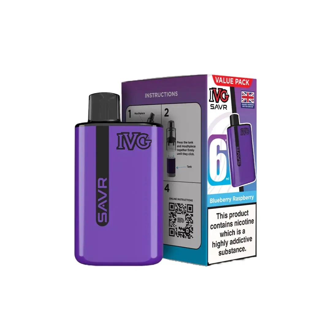20mg IVG SAVR Prefilled Pod Vape Kit 3000 Puffs - Image 9