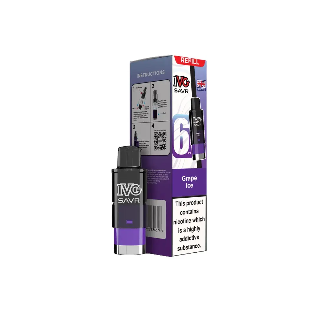 20mg IVG SAVR Refill Pod Pack 3000 Puffs - Image 10