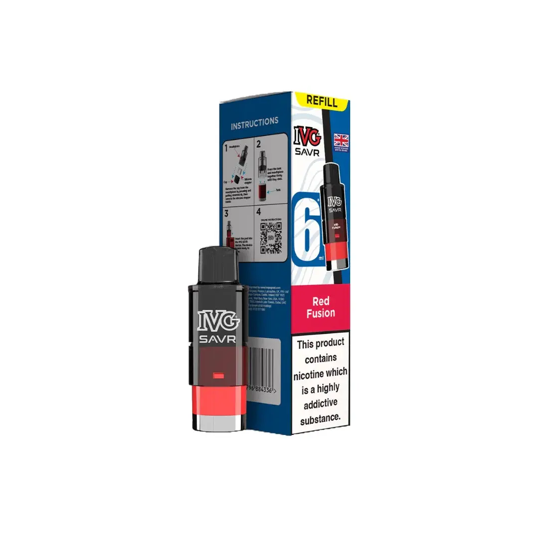 20mg IVG SAVR Refill Pod Pack 3000 Puffs - Image 12