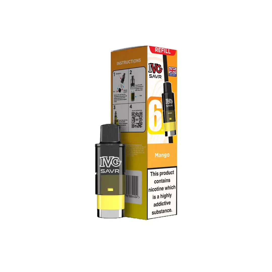 20mg IVG SAVR Refill Pod Pack 3000 Puffs - Image 24