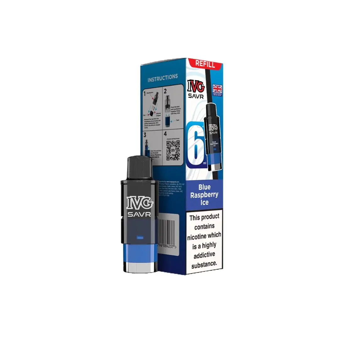 20mg IVG SAVR Refill Pod Pack 3000 Puffs - Image 4