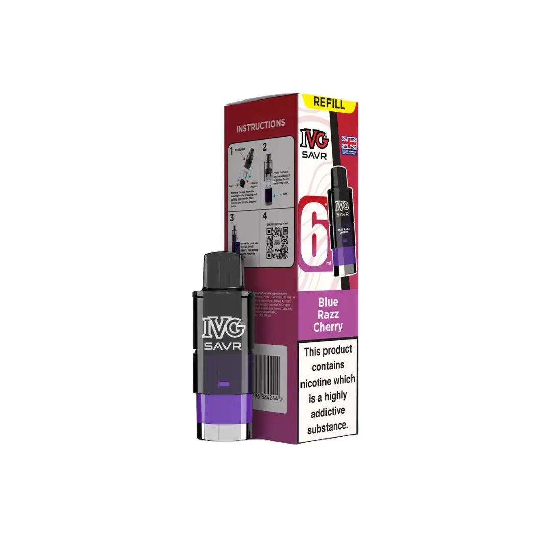 20mg IVG SAVR Refill Pod Pack 3000 Puffs - Image 5