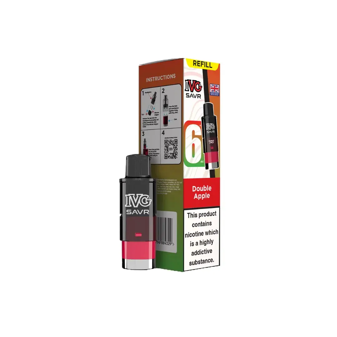 20mg IVG SAVR Refill Pod Pack 3000 Puffs - Image 7