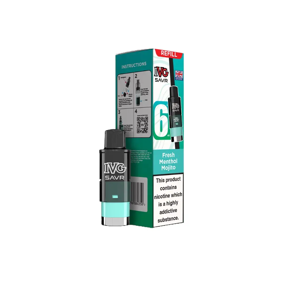 20mg IVG SAVR Refill Pod Pack 3000 Puffs - Image 8