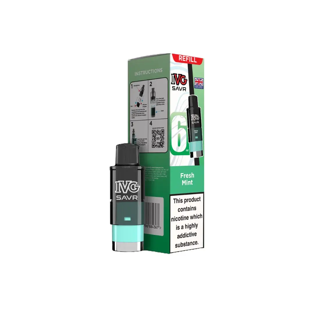 20mg IVG SAVR Refill Pod Pack 3000 Puffs - Image 9