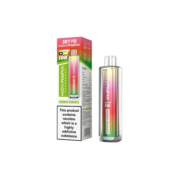 20mg Juicy Pod Novamax Disposable Pod Vape Kit 10000 Puffs - Image 11