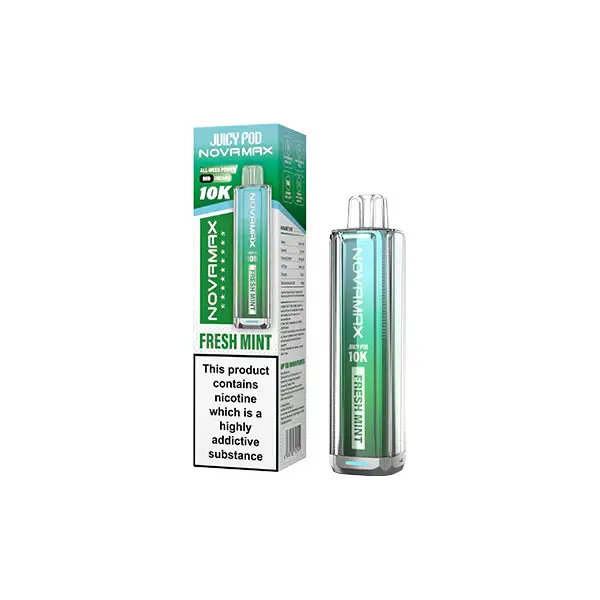 20mg Juicy Pod Novamax Disposable Pod Vape Kit 10000 Puffs - Image 13