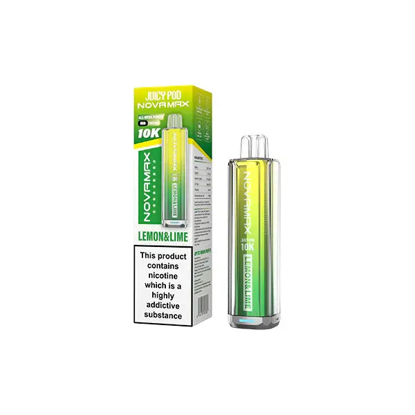 20mg Juicy Pod Novamax Disposable Pod Vape Kit 10000 Puffs - Image 14