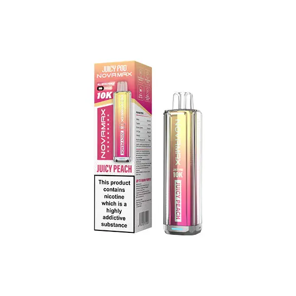 20mg Juicy Pod Novamax Disposable Pod Vape Kit 10000 Puffs - Image 5