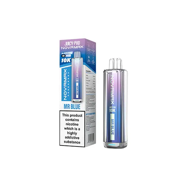 20mg Juicy Pod Novamax Disposable Pod Vape Kit 10000 Puffs - Image 6