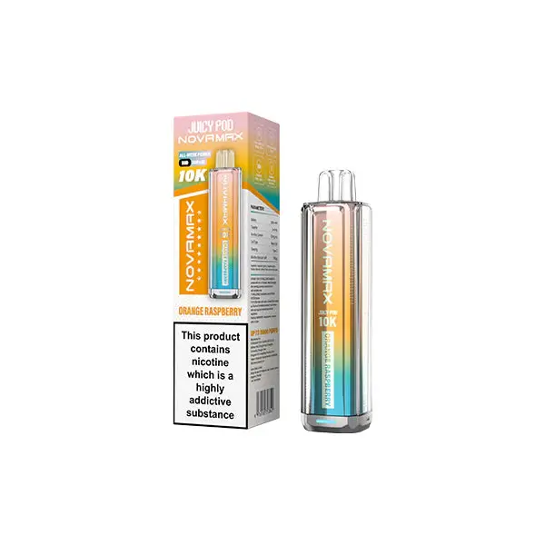 20mg Juicy Pod Novamax Disposable Pod Vape Kit 10000 Puffs - Image 7