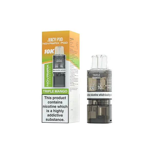 20mg Juicy Pod Novamax Prefilled Pods 10000 Puffs - 1 Pcs - Image 15