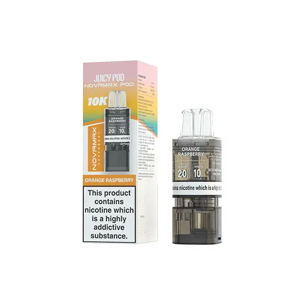 20mg Juicy Pod Novamax Prefilled Pods 10000 Puffs - 1 Pcs - Image 9