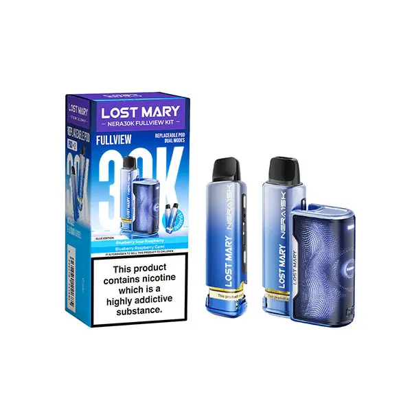 20mg LOST MARY Nera 30K Multi Edition Prefilled Pod Vape Kit - 30000 Puffs - Image 3