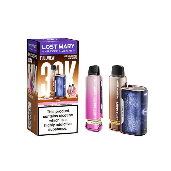 20mg LOST MARY Nera 30K Multi Edition Prefilled Pod Vape Kit - 30000 Puffs - Image 6